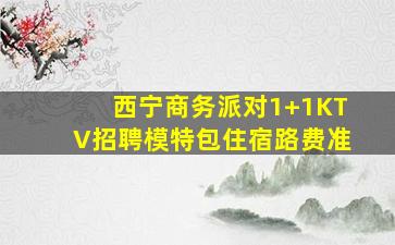 西宁商务派对1+1KTV招聘模特包住宿路费准